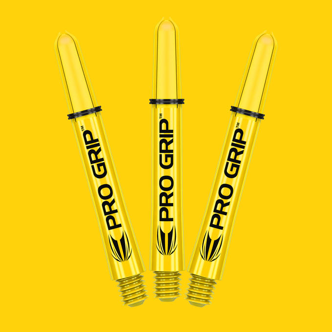 TARGET DARTS Pro Grip Shafts Short Yellow